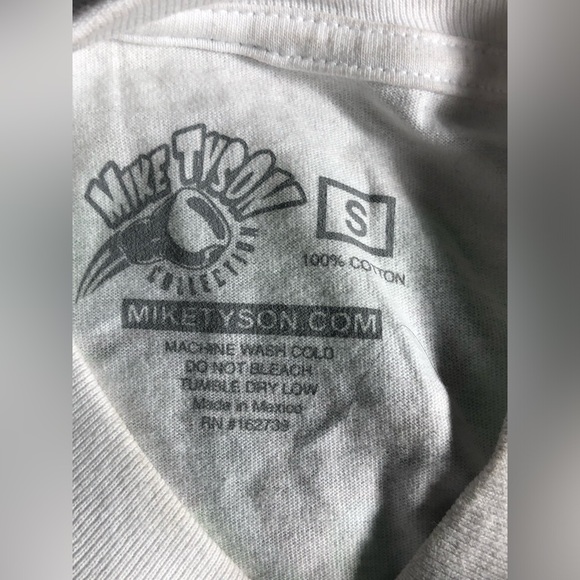 NWOT Mike Tyson Faceoff Stats White T-Shirt - Size S - Picture 3 of 3